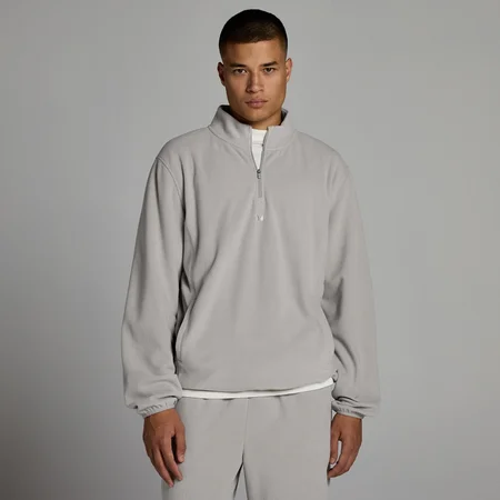 MP Herren Fleece mit 1/4-Reißverschluss – Grau