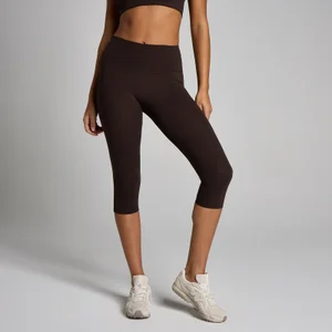 MP Damen Tempo Capri Leggings - Kakao - Size S