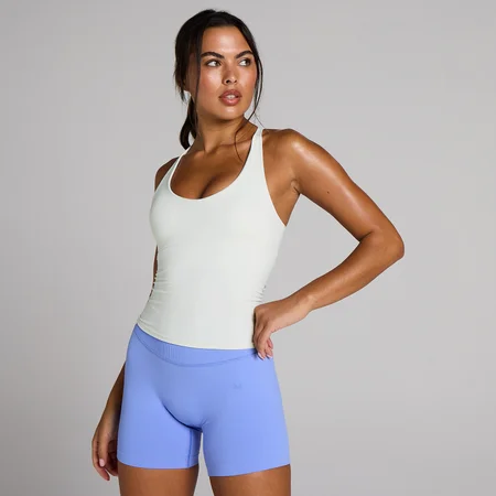 MP Damen Tempo Twist-Back Tanktop - Optisches Weiß