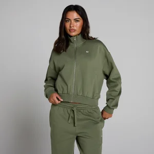 MP Damen Basics Bomberjacke mit Reißverschluss – Washed Olive - Size M
