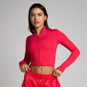 MP Damen Tempo Cropped Jacke - Chilli - Size L