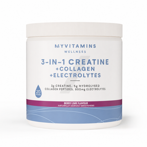 3-in-1 Kreatin + Kollagen + Elektrolyte - Flavour Mixed Berry Lime