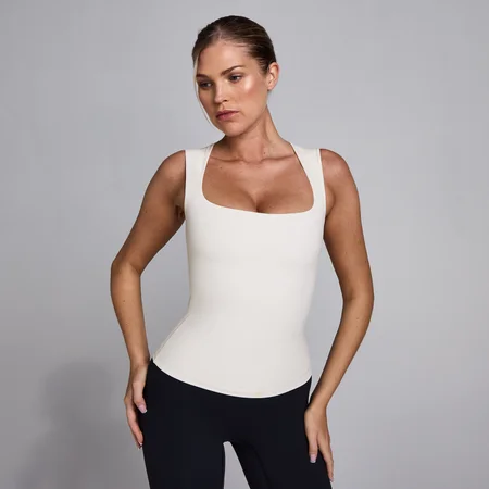 MP Damen SculptForm Square Neck Vest – Pearl