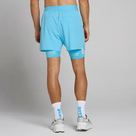 MP Herren Hybrid Lightweight 5" 2-in-1 Shorts - Cerulean Blue