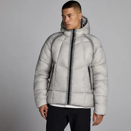 MP Durchsichtige Steppjacke für Herren - Grau Nachhaltig