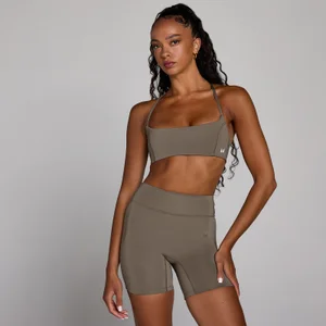 MP Damen Training Sport-BH mit offenem Rücken – Espresso - Size S