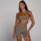 MP Damen Training Sport-BH mit offenem Rücken – Espresso