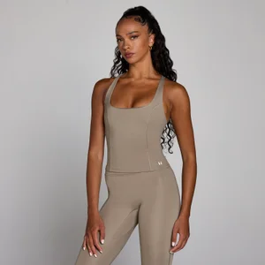 MP Damen Training Racerback Tank-Top – Light Taupe - Size M