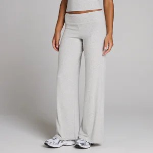 MP Gerippte Wide-Leg-Leggings für Damen – Grau meliert - Size S
