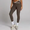 MP Damen Tempo Contrast Leggings - Schokolade