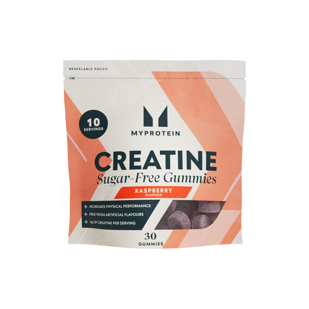 Zuckerfreie Kreatin-Gummis - 30 Gummies - 10Portionen - Himbeere