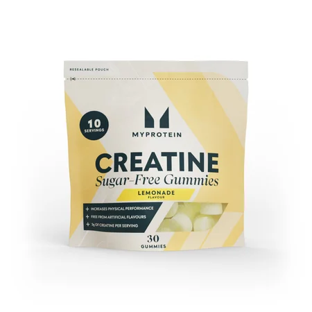 Zuckerfreie Kreatin-Gummis - 30 Gummies - 10Portionen - Lemonade