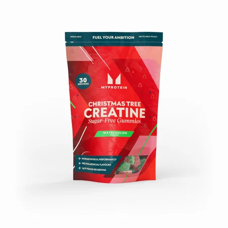 Zuckerfreie Kreatin Gummies – Wassermelonen-Weihnachtsbäume